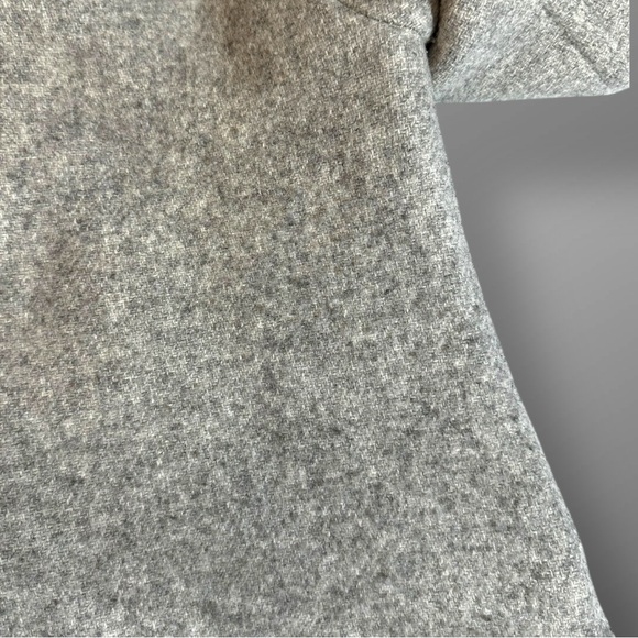 J.Crew Stadium Cloth Wool Coat Nello Gori Sz 00 Hooded Zip Button Read - Picture 13 of 13